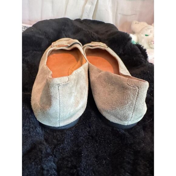 coach leather goods 1941 ballet flats suede buckle - Picture 6 of 7